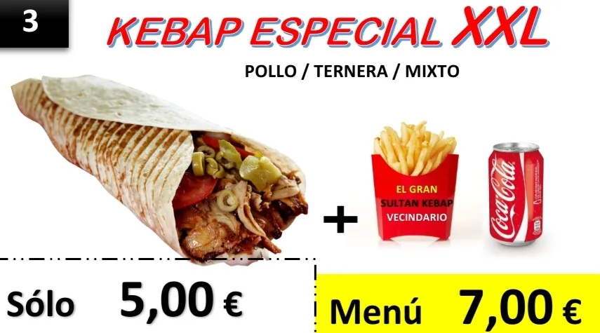 Menu_El Gran Sultan Kebap Vecindario_Vecindario_image_4
