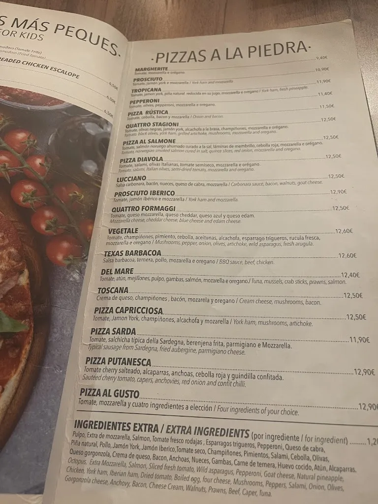 Menu_Lucciano La Trattoria - Platja de Finestrat_Finestrat_image_4