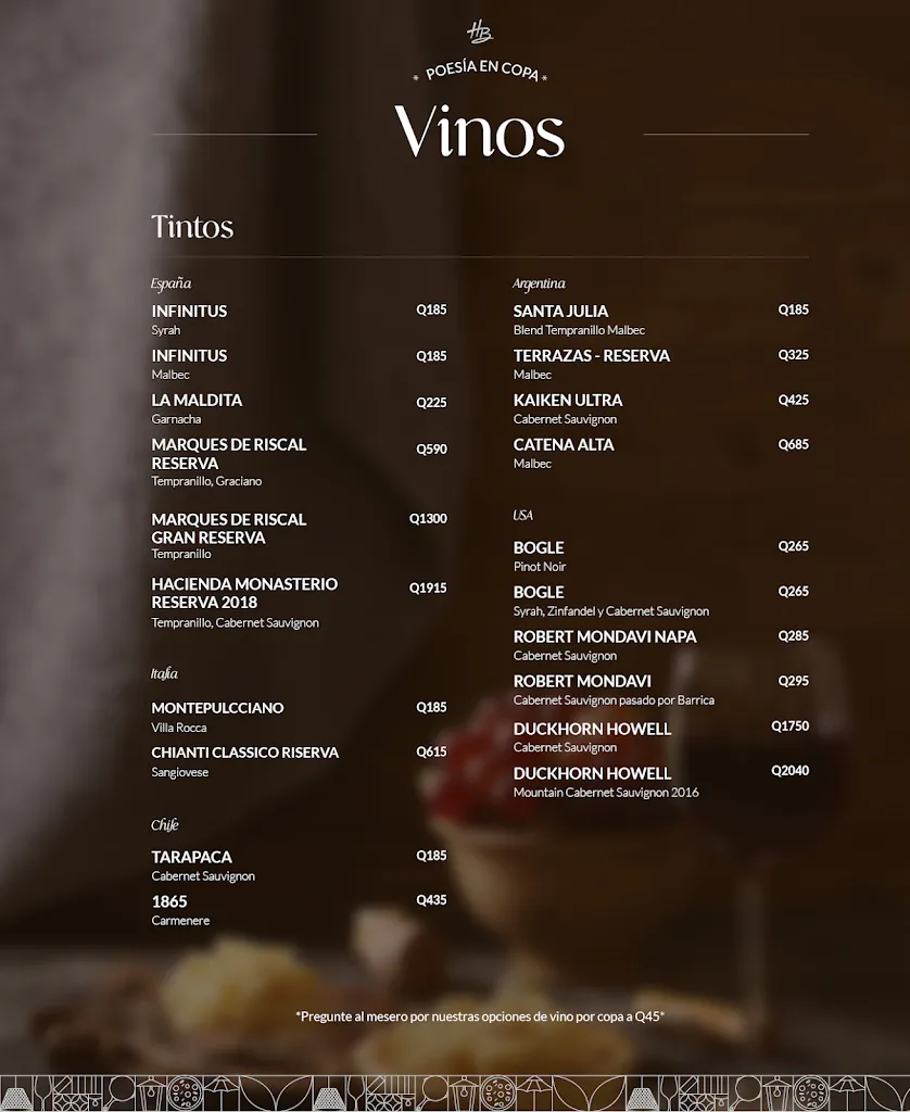 Menu_Hector's Bistro_Antigua La_image_2