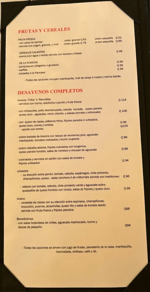 Menu_El Tenedor_Antigua La_image_2