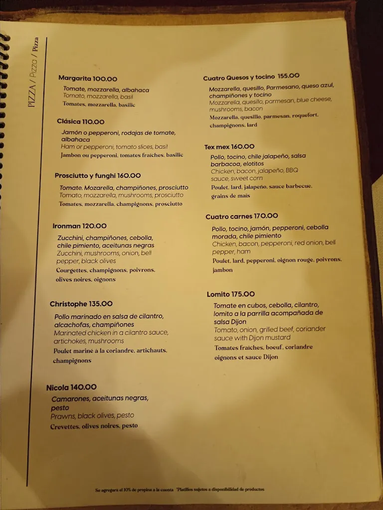 Menu_Las Antorchas_Antigua La_image_2