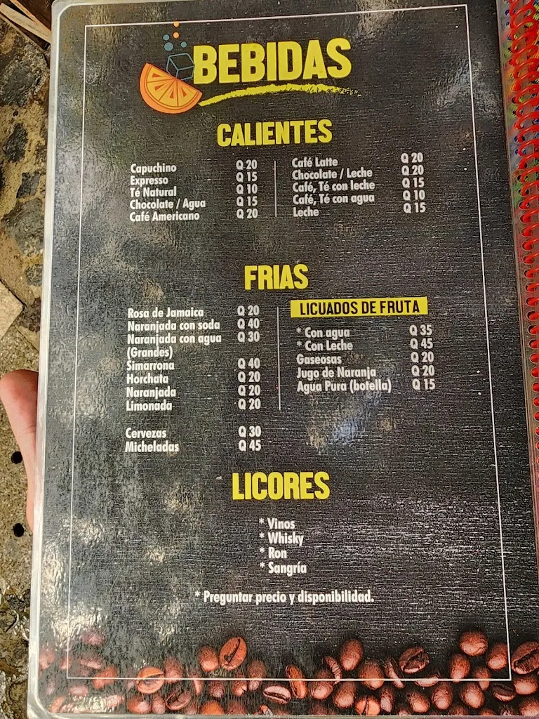 Menu_La Cuevita de Los Urquizú_Antigua La_image_4