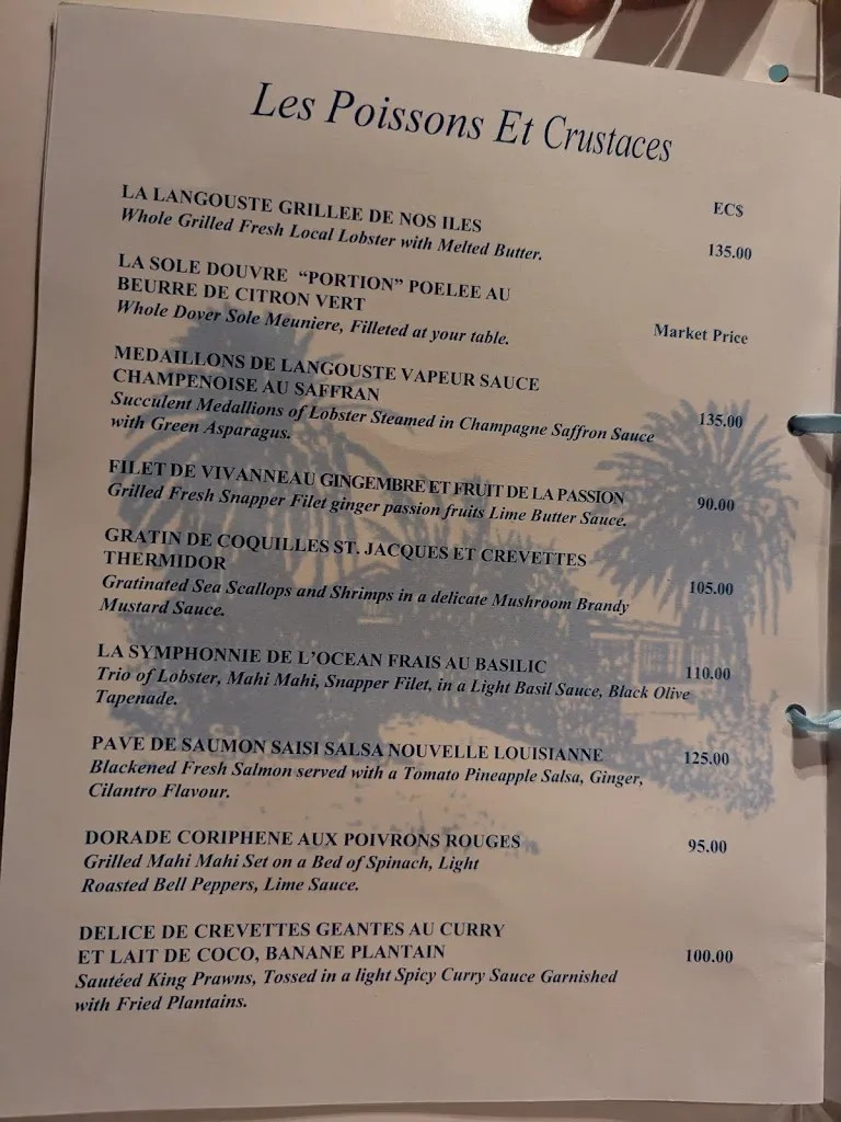 Menu_Le Bistro Restaurant_Antigua La_image_3