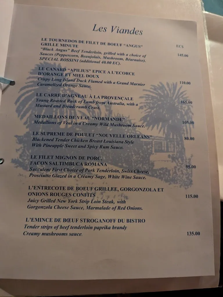 Menu_Le Bistro Restaurant_Antigua La_image_4
