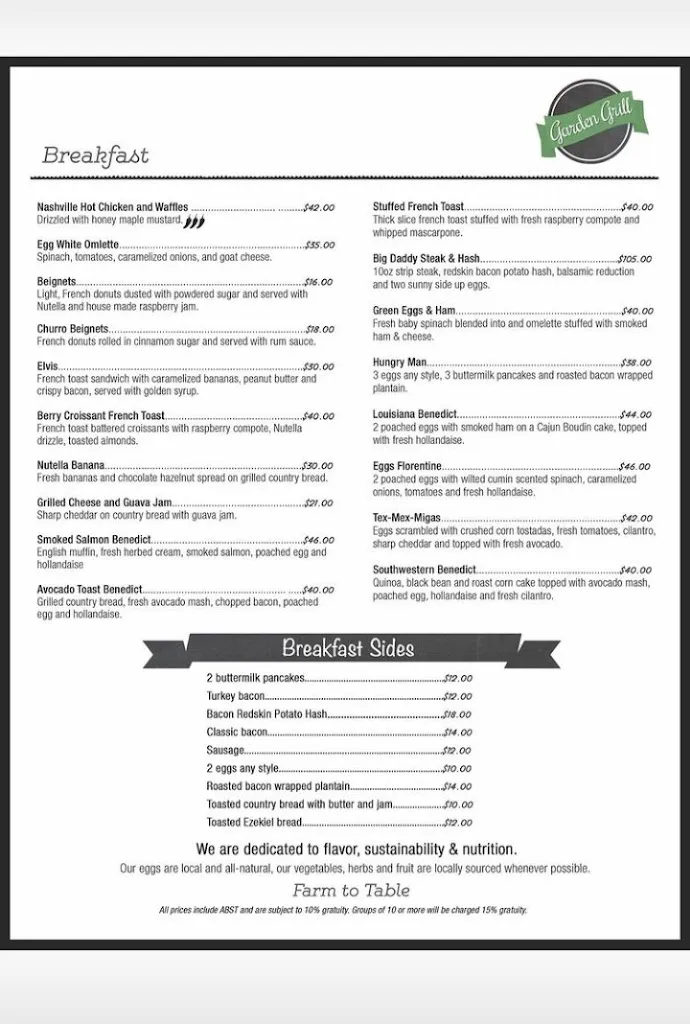 Menu_Garden Grill_Antigua La_image_2