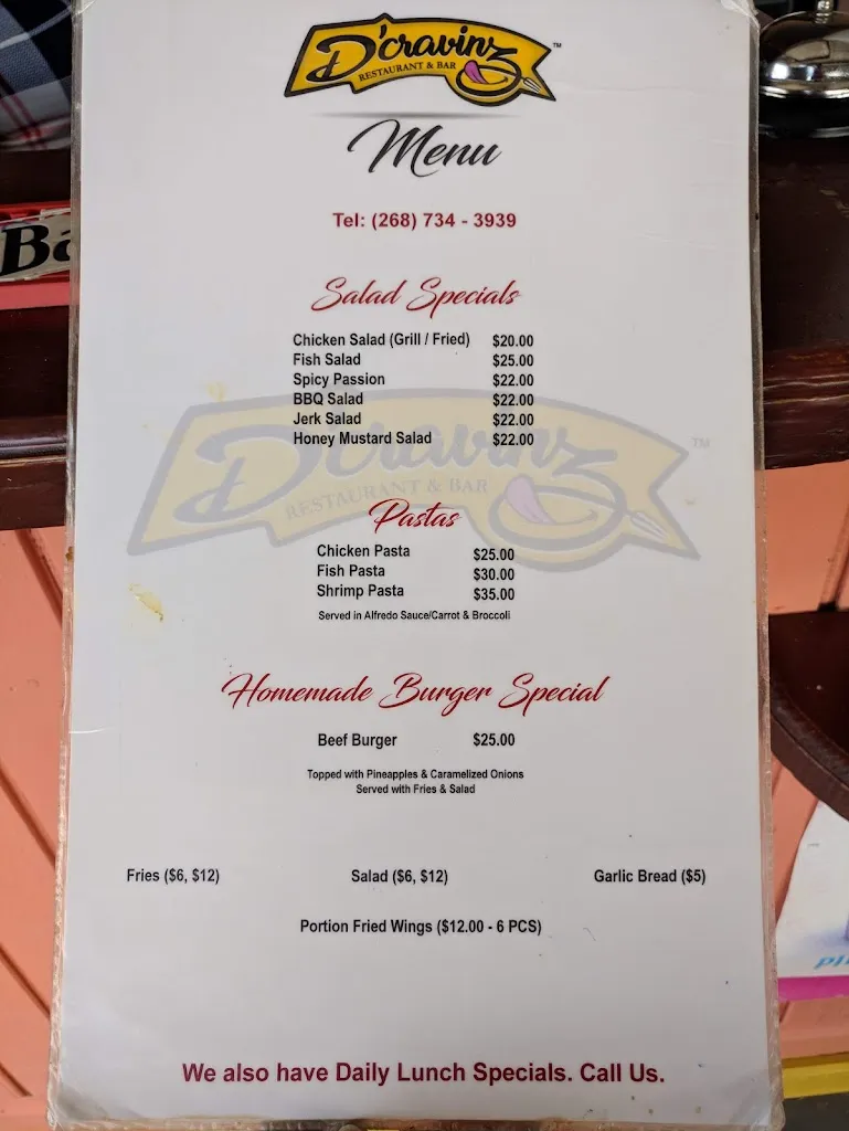 Menu_D'cravinz Restaurant & Bar_Antigua La_image_4