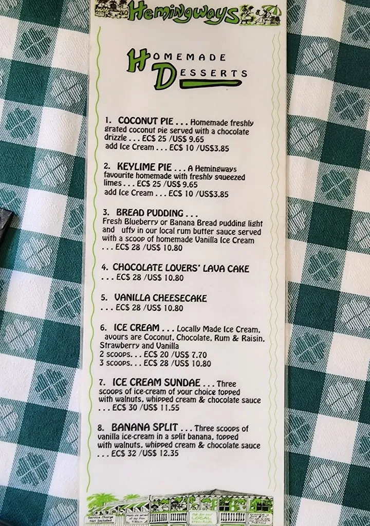 Menu_Hemingway's Caribbean Cafe_Antigua La_image_4