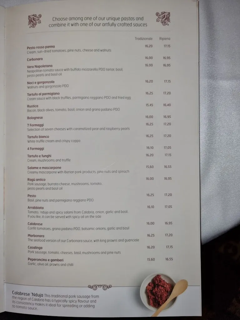 Menu_Restaurante La Tagliatella | Finestrat_Finestrat_image_4