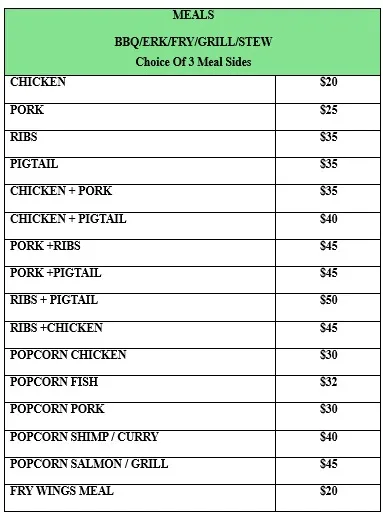 Menu_Countryside Jerk & BBQ Centre Antigua_Antigua La_image_3