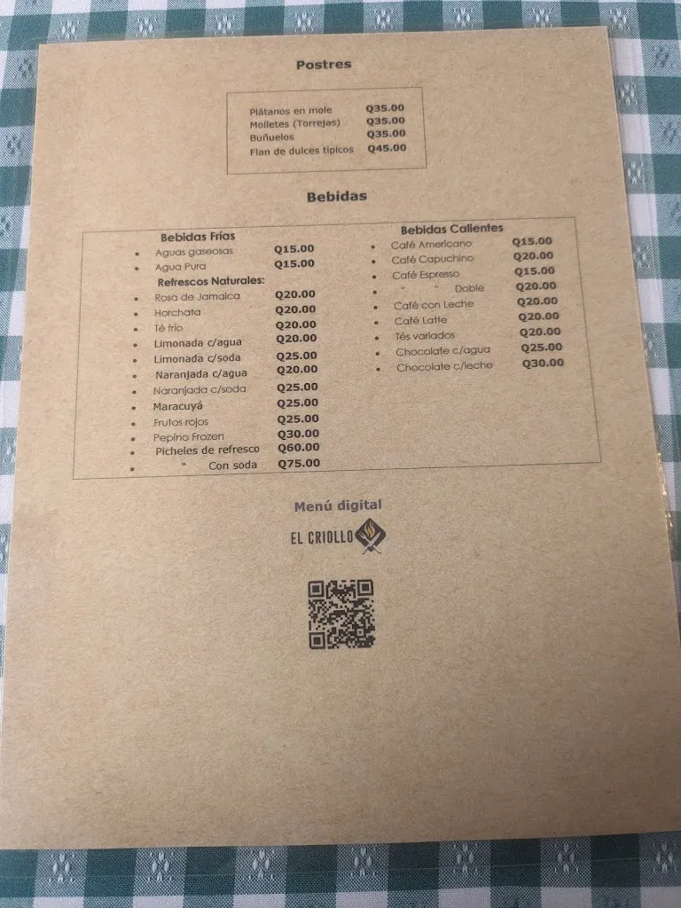 Menu_El Criollo_Antigua La_image_3
