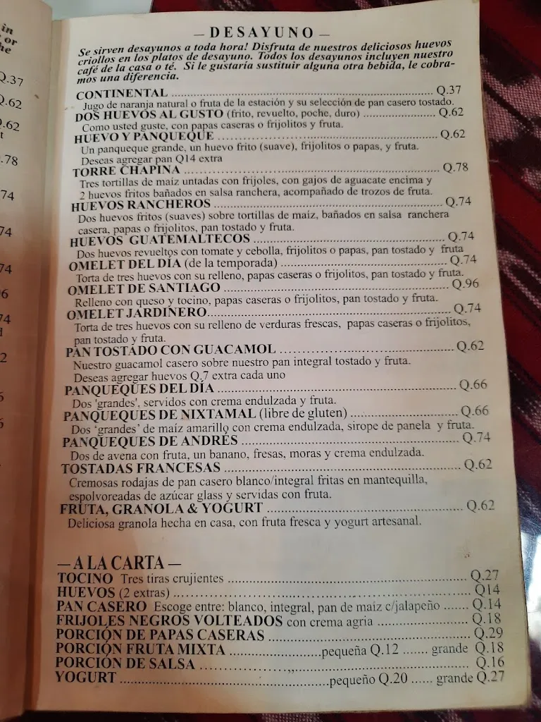 Menu_Café Condesa_Antigua La_image_3