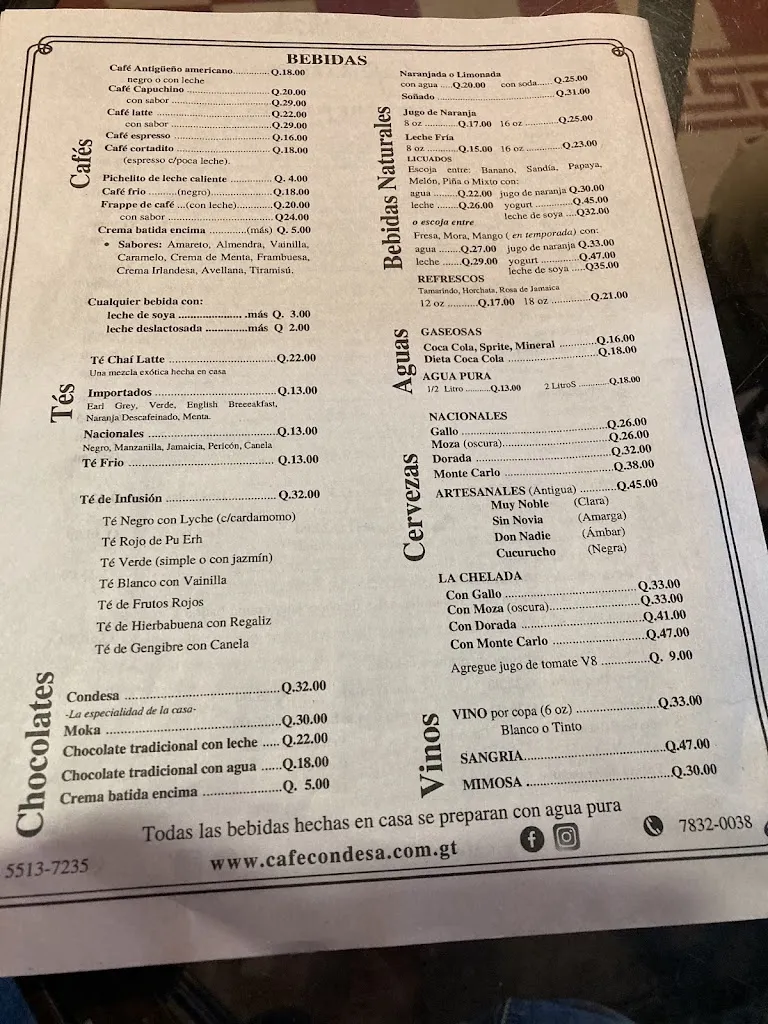 Menu_Café Condesa_Antigua La_image_4