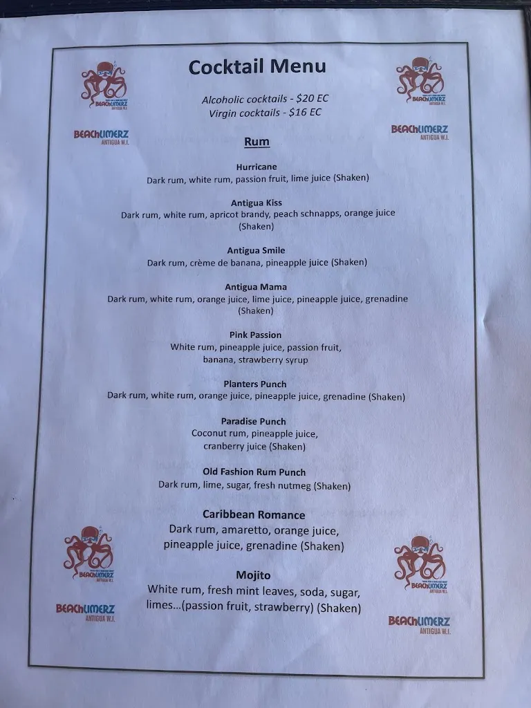 Menu_Beachlimerz_Antigua La_immagine_3