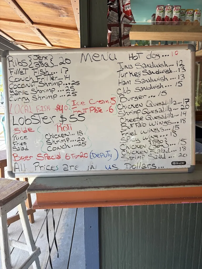 Menu_The Nest -Beach Bar, Antigua_Antigua La_image_1