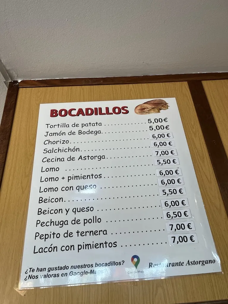 Menu_RESTAURANTE ASTORGANO 