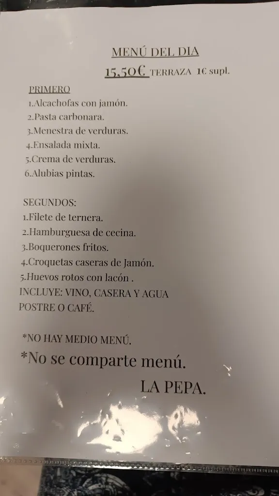Menu_La Pepa ( Cerrado por Vacaciones desde el 29 septiembre hasta el 06 octubre)_Astorga_image_4