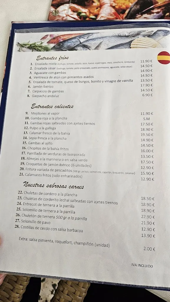 Menu_Restaurante El Arenal_Finestrat_image_1