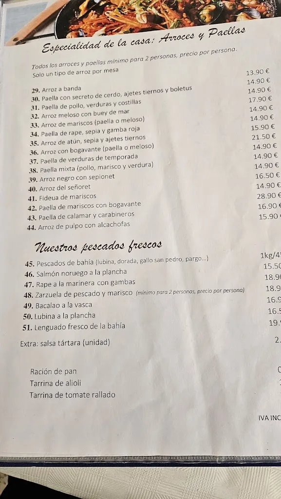 Menu_Restaurante El Arenal_Finestrat_image_2