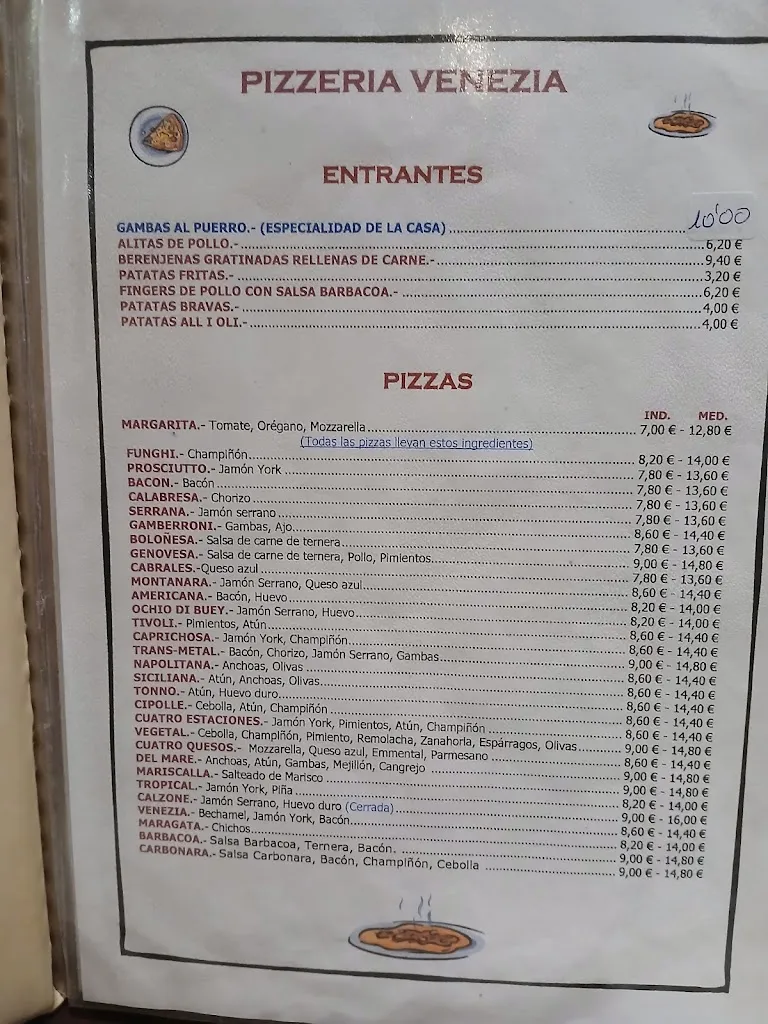 Menu_Pizzería Venezia_Astorga_image_1