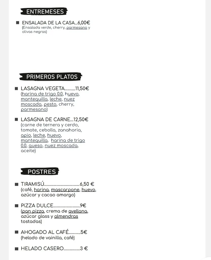 Menu_Pizzería L´Isola Che Non C´e _Astorga_image_3