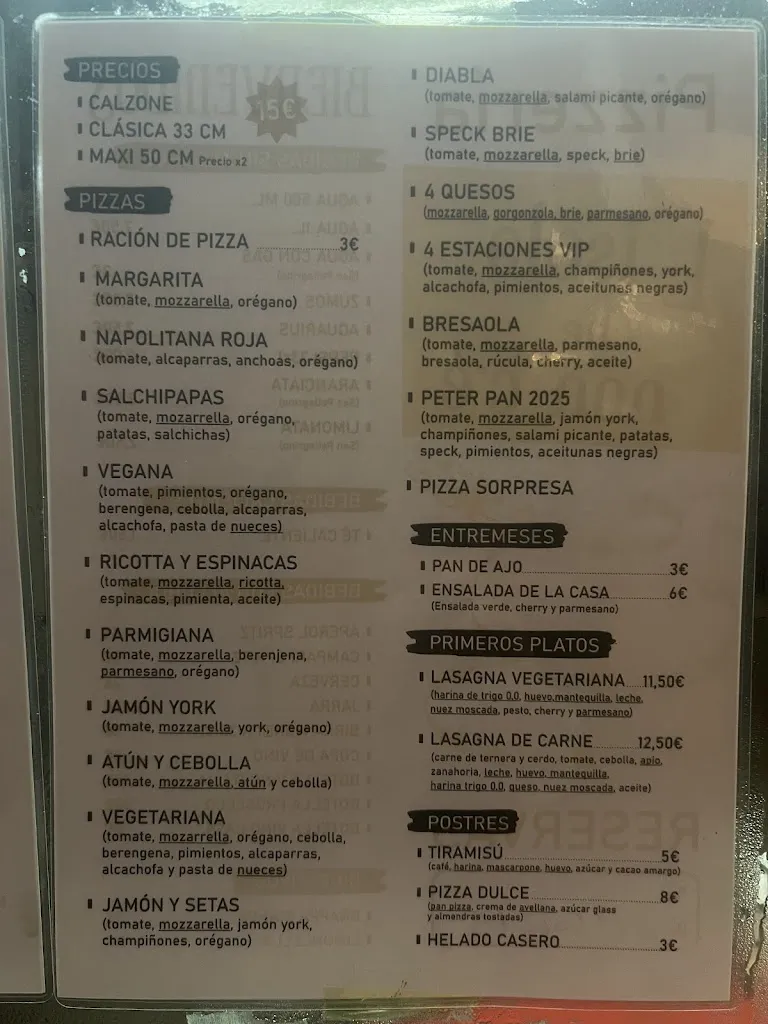 Menu_Pizzería L´Isola Che Non C´e _Astorga_image_4