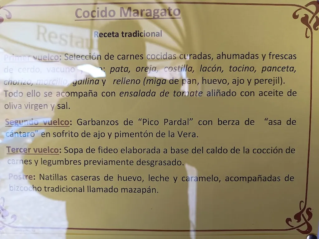 Menu_Cuca La Vaina_Astorga_immagine_1