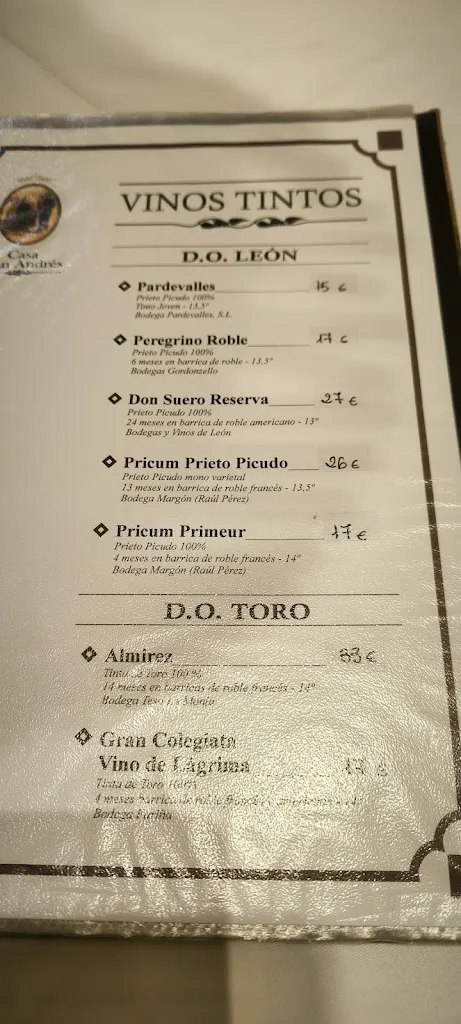 Menu_Restaurante Casa Juan Andrés_Astorga_image_1