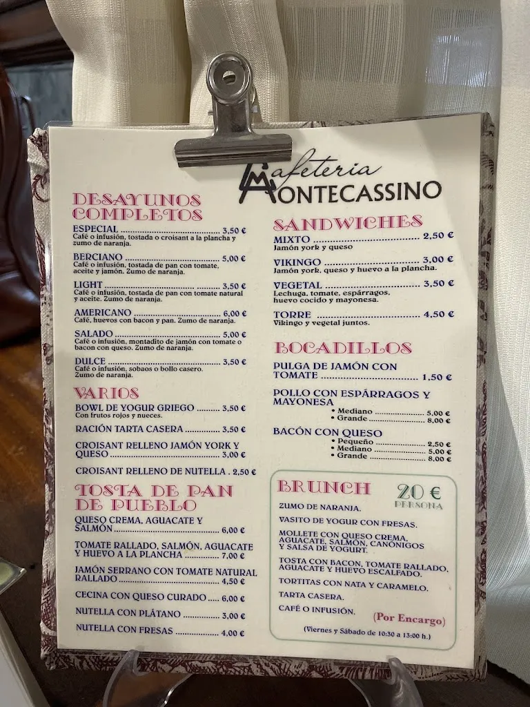 Menu_Cafeteria Montecassino_Bembibre_image_1