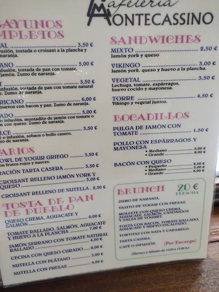 Menu_Cafeteria Montecassino_Bembibre_image_3