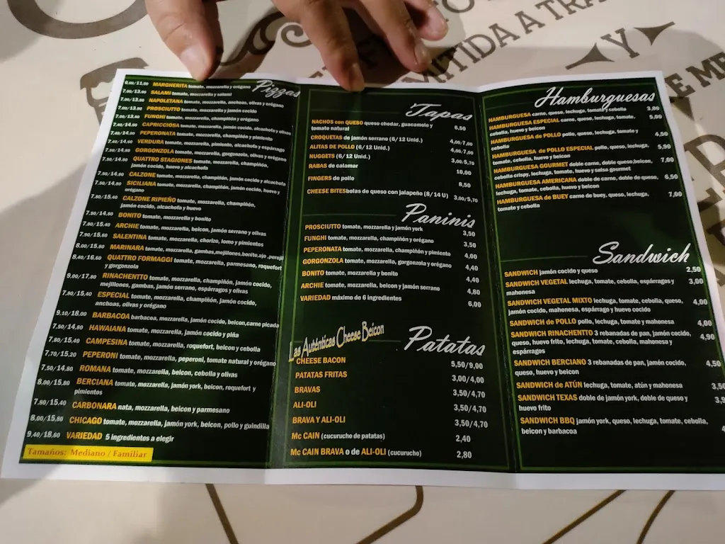 Menu_Rinachentto Pizzeria Bembibre_Bembibre_image_1