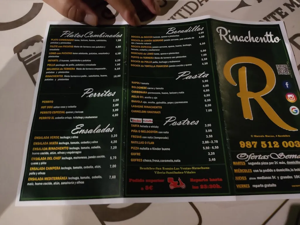 Menu_Rinachentto Pizzeria Bembibre_Bembibre_image_2