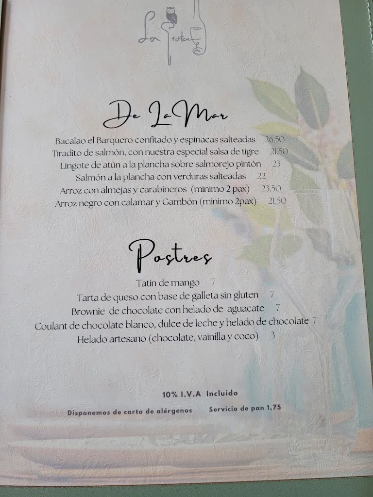 Menu_La Gruta de Valdebernardo_Bañeza La_image_2