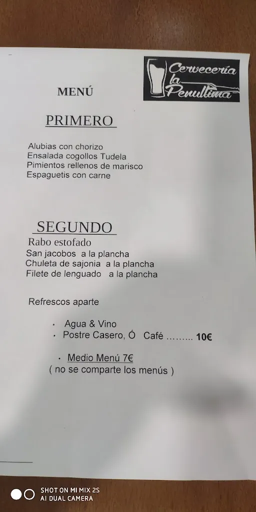 Menu_La Penúltima cervecería_Bañeza La_image_2