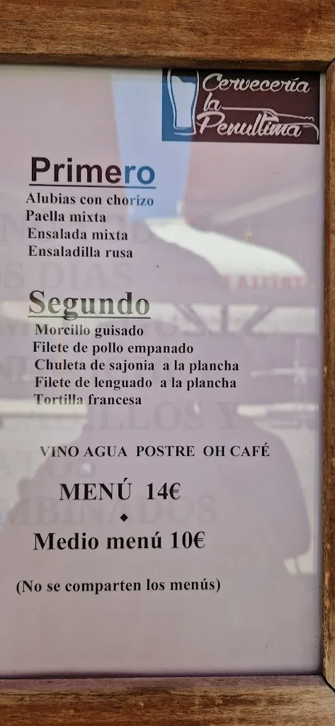 Menu_La Penúltima cervecería_Bañeza La_image_3