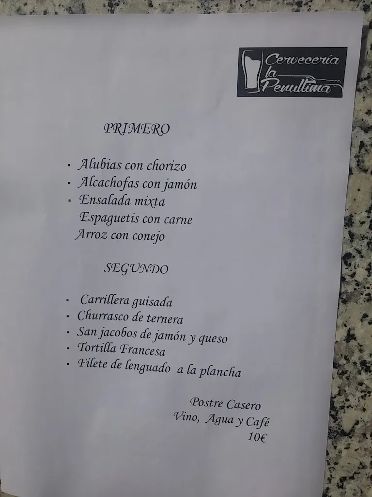 Menu_La Penúltima cervecería_Bañeza La_image_4