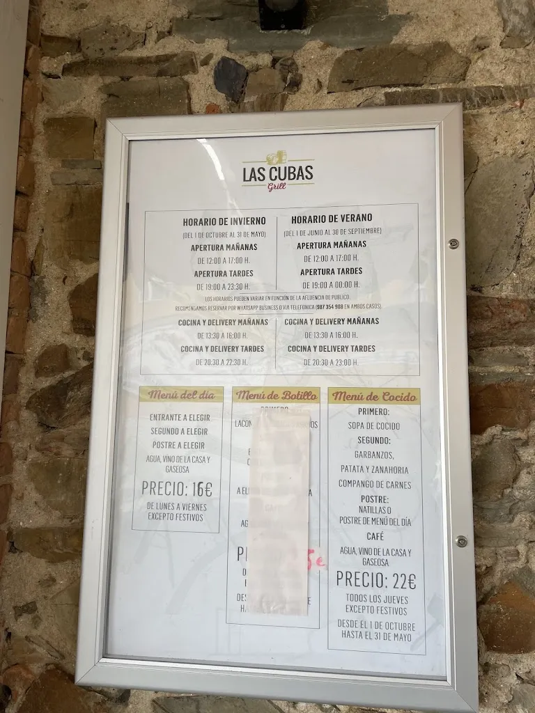 Menu_Las Cubas Grill_Bañeza La_immagine_4