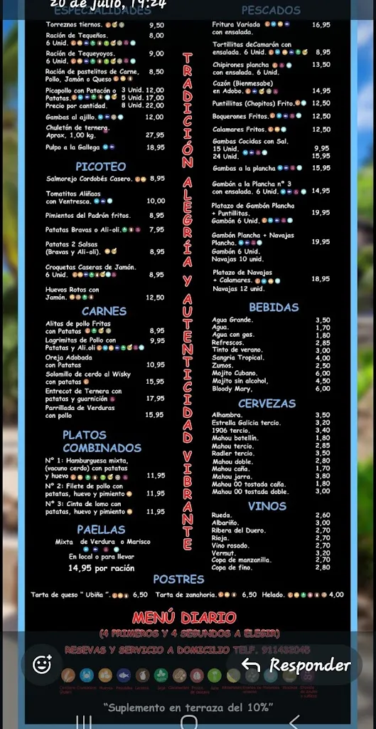 Menu_Cervecería Andaluza Yami&Jani_Bañeza La_immagine_4