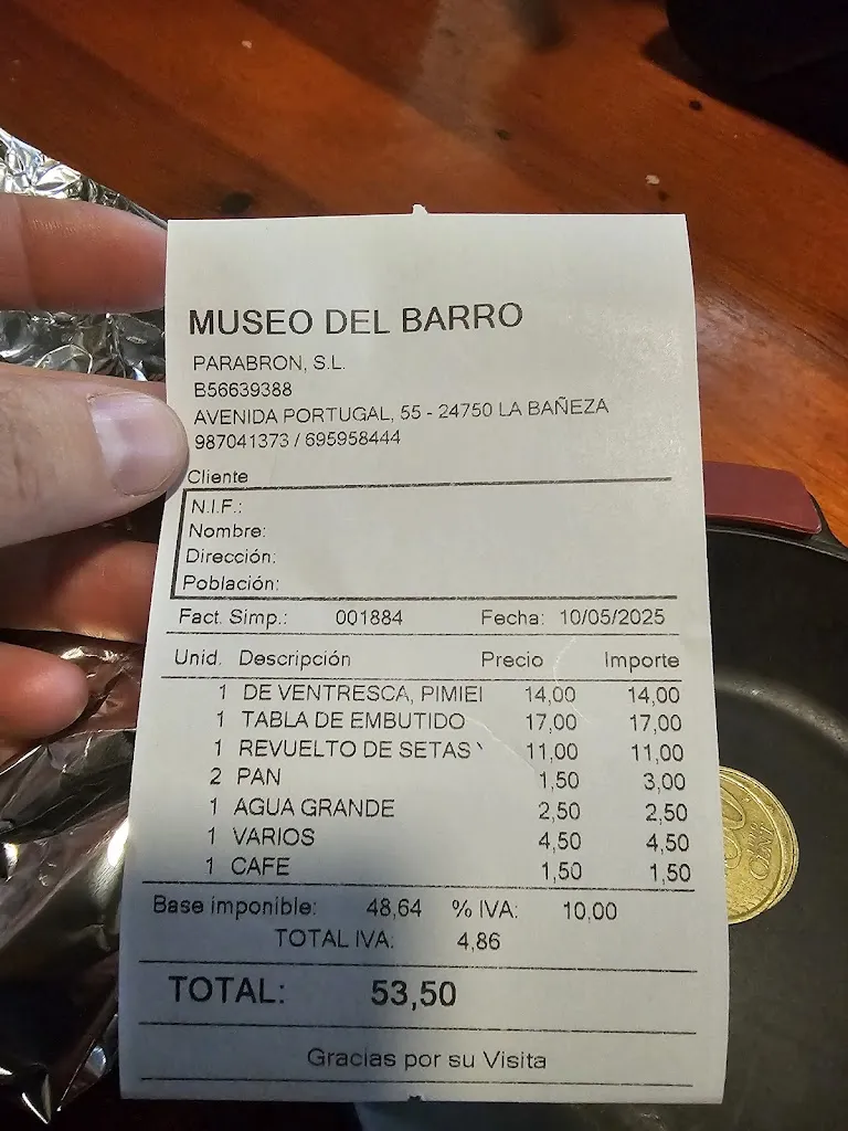 Ross G. T._Restaurante El Museo del Barro_Bañeza La_review