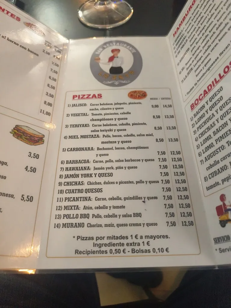 Menu_La Jefa_Bañeza La_image_3