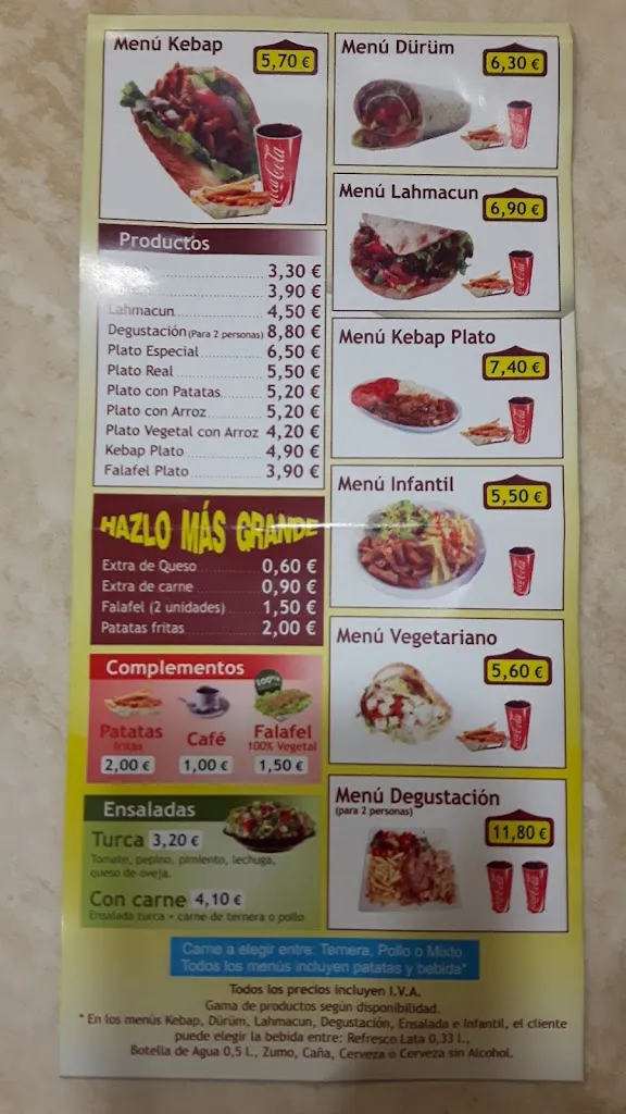 Menu_Real Donar Kebap_Bañeza La_image_3