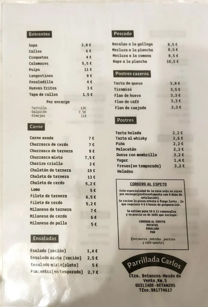 Menu_Parrillada Carlos_Betanzos_immagine_2