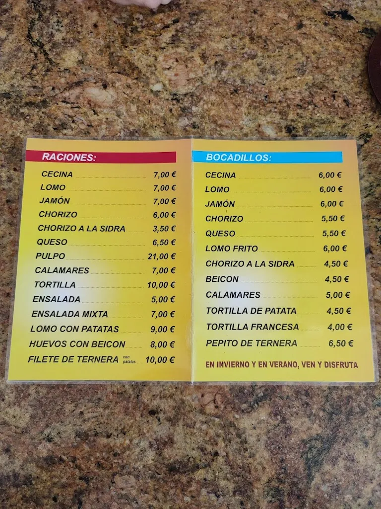 Menu_Merendero La Barraca_Bañeza La_image_2