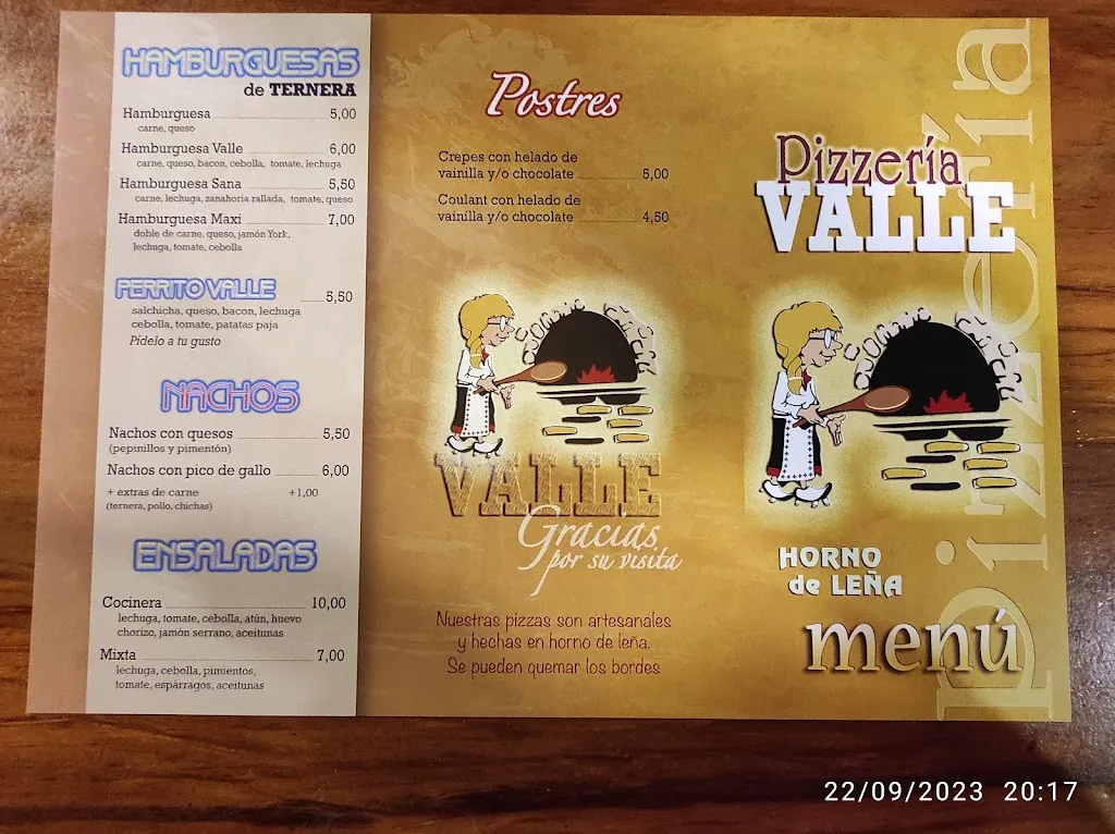 Menu_Pizzeria Valle_Bañeza La_image_2