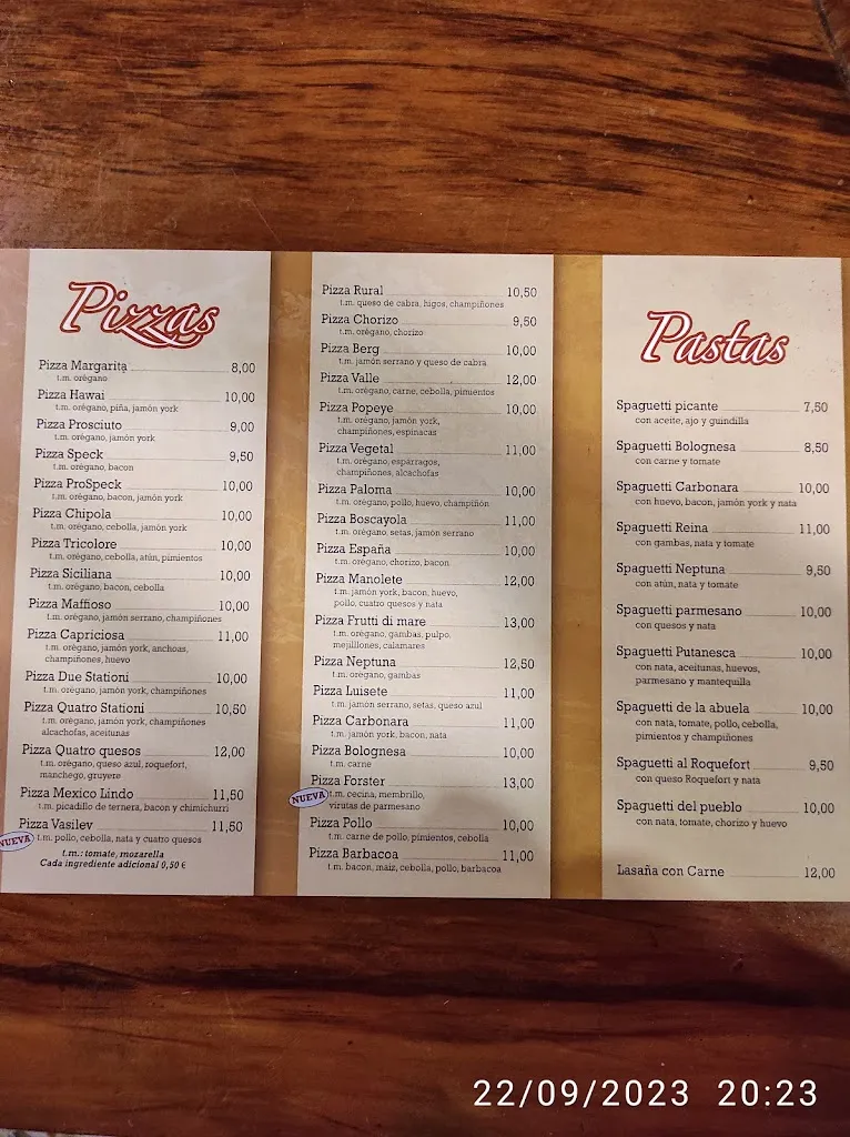 Menu_Pizzeria Valle_Bañeza La_image_3