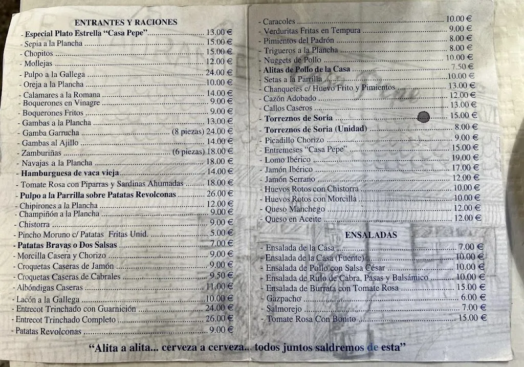 Menu_Casa Pepe_Bañeza La_image_4