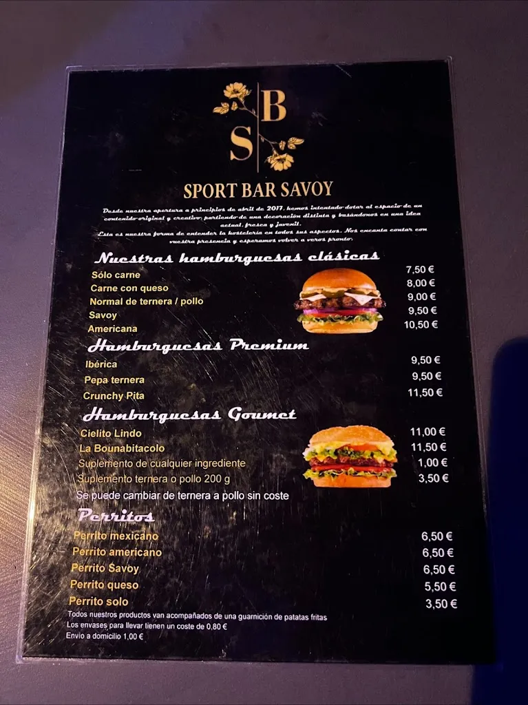 Menu_Sport Bar Savoy_Bañeza La_image_3