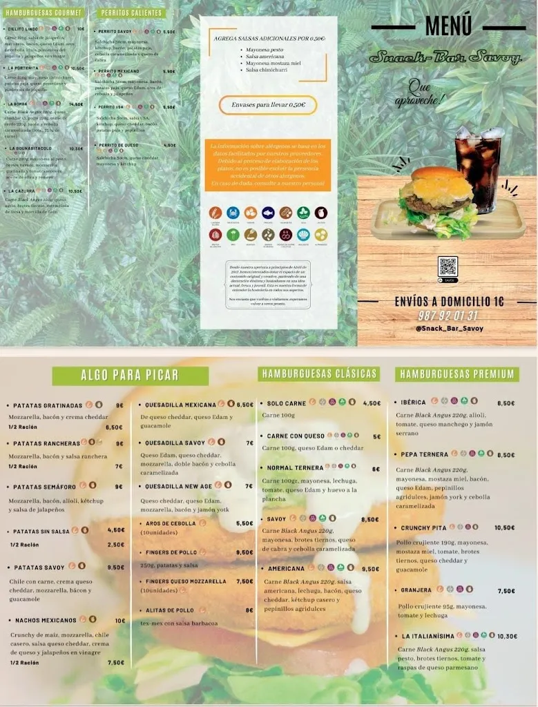 Menu_Sport Bar Savoy_Bañeza La_image_4