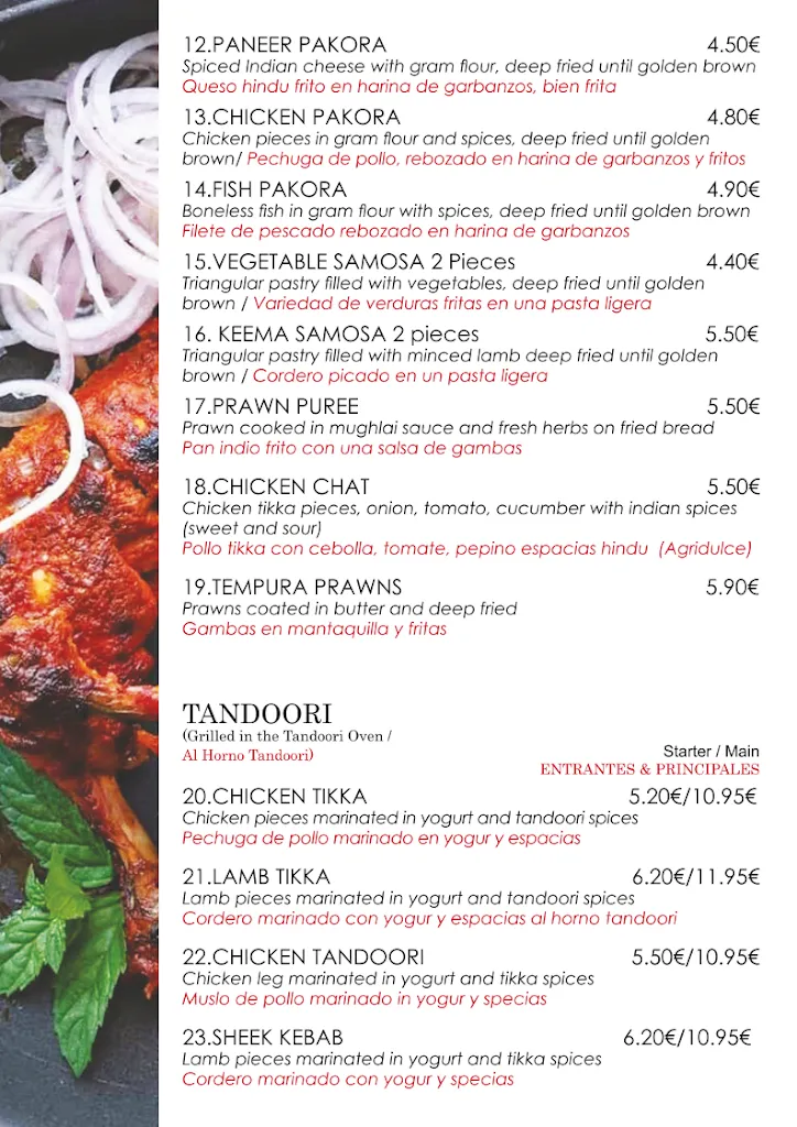 Menü_Punjabi Virsa Hondon_Hondón de los Frailes_Bild_3