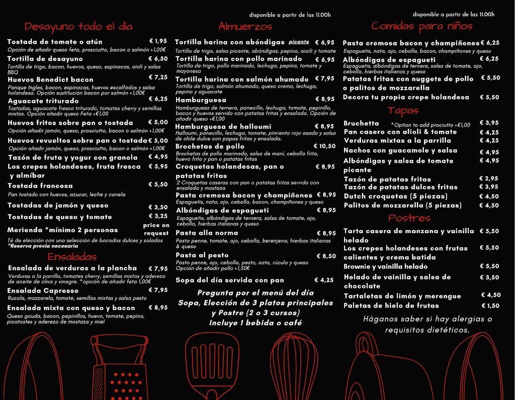 Menu_Bianca's._Hondón de los Frailes_image_2
