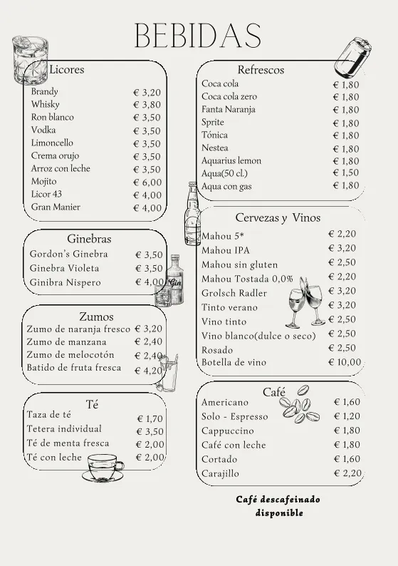 Menu_Bianca's._Hondón de los Frailes_image_3